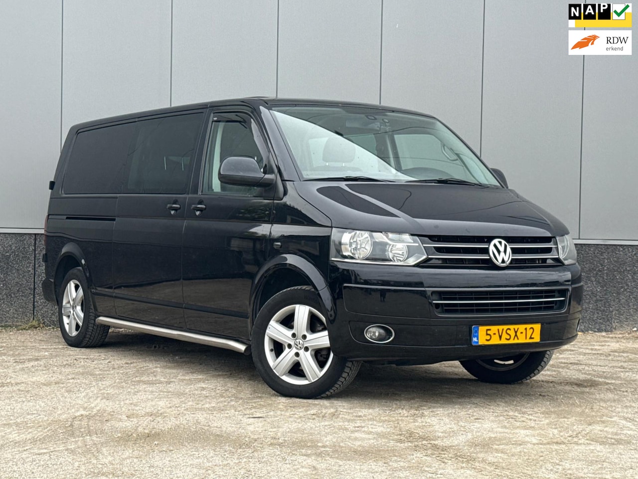 Volkswagen Transporter - 2.0 TDI L2H1 DC Highline Airco, Cruise! - AutoWereld.nl