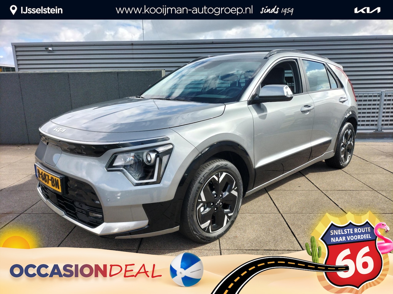 Kia Niro EV - DynamicLine 64.8 kWh Adaptive cruise control/ Navigatie / Camera / - AutoWereld.nl