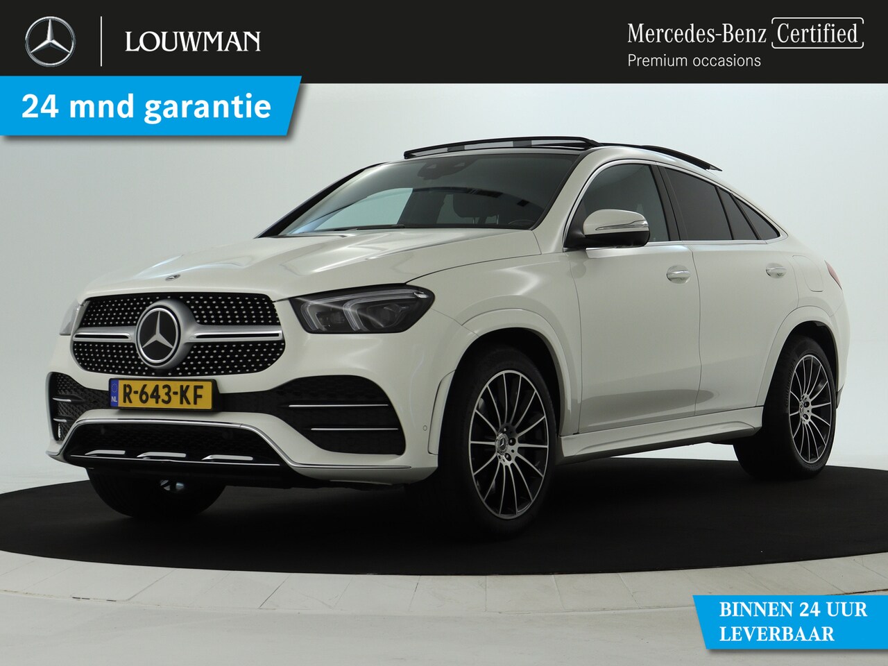 Mercedes-Benz GLE-Klasse - 350 e 4MATIC | Panoramadak | 360° camera | Trekhaak | Burmester | Distronic | Inclusief 24 - AutoWereld.nl