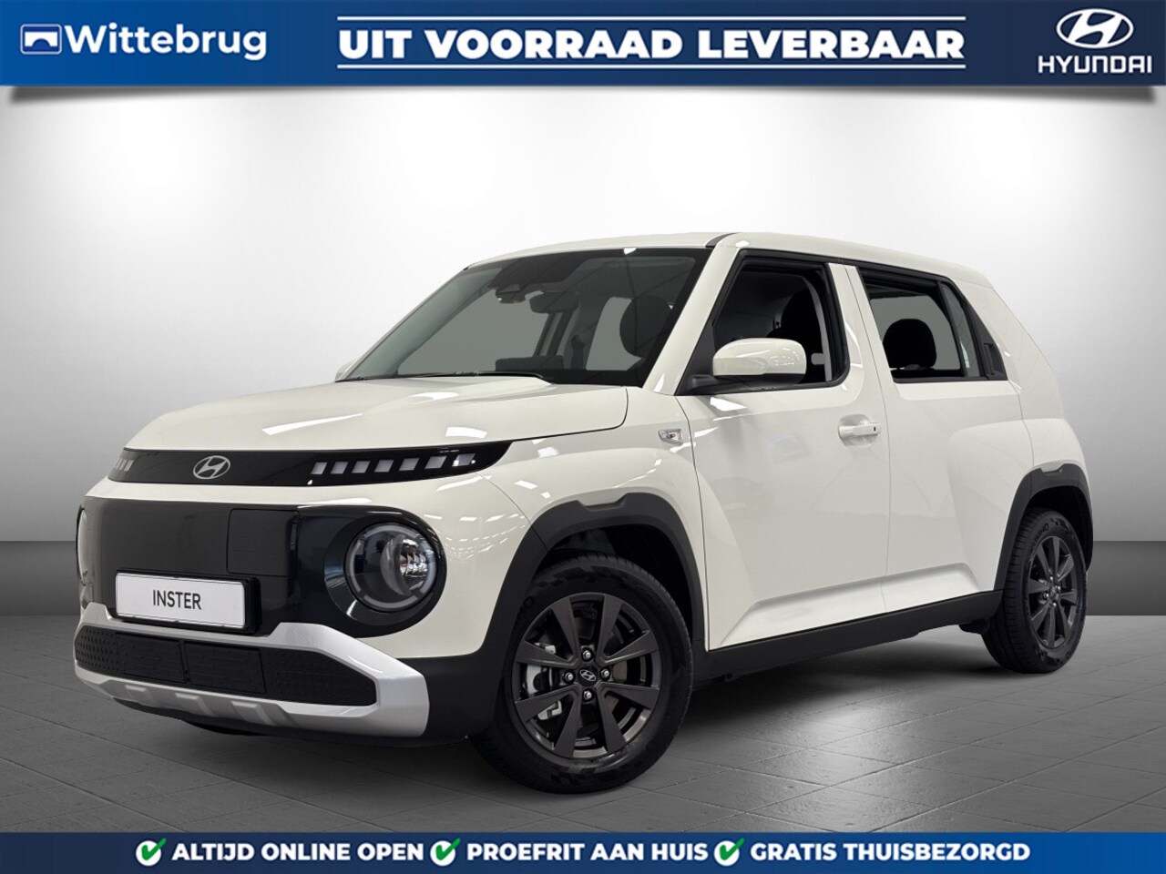 Hyundai Inster - E-Motion 49 kWh NIEUW UIT VOORRAAD LEVERBAAR! | NAVIGATIE | PARKEERCAMERA - AutoWereld.nl