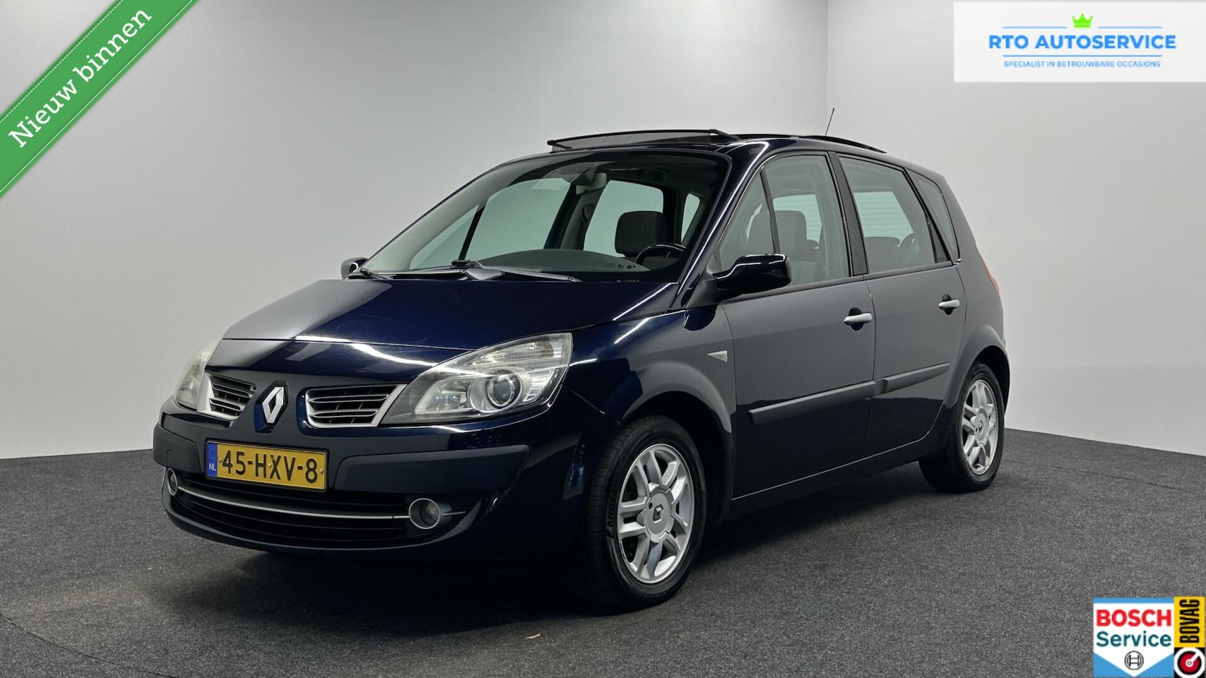Renault Scénic - 1.6-16V Business Line PANO ECC CRUISE TREKHAAK LM - AutoWereld.nl