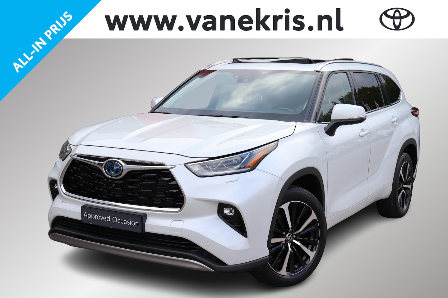 Toyota Highlander - 2.5 AWD Hybrid Premium 2.5 AWD Hybrid Premium, Panodak - AutoWereld.nl