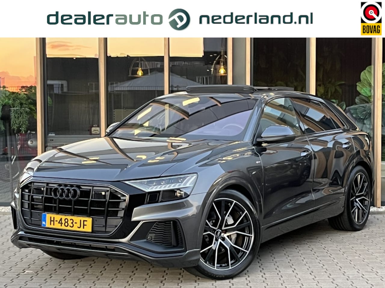 Audi Q8 - 50 TDI quattro 2x S-line | Matrix LED | Head-up | Luchtvering | - AutoWereld.nl