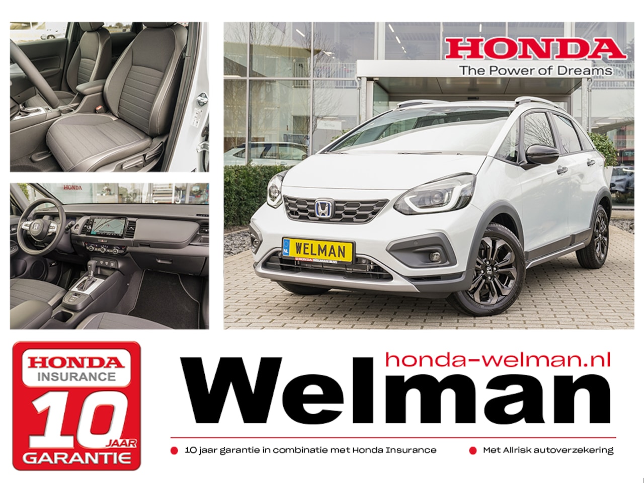 Honda Jazz - 1.5i e:HEV ADVANCE CROSSTAR - NIEUW - 122 PK FULL HYBRID - AUTOMAAT - AutoWereld.nl