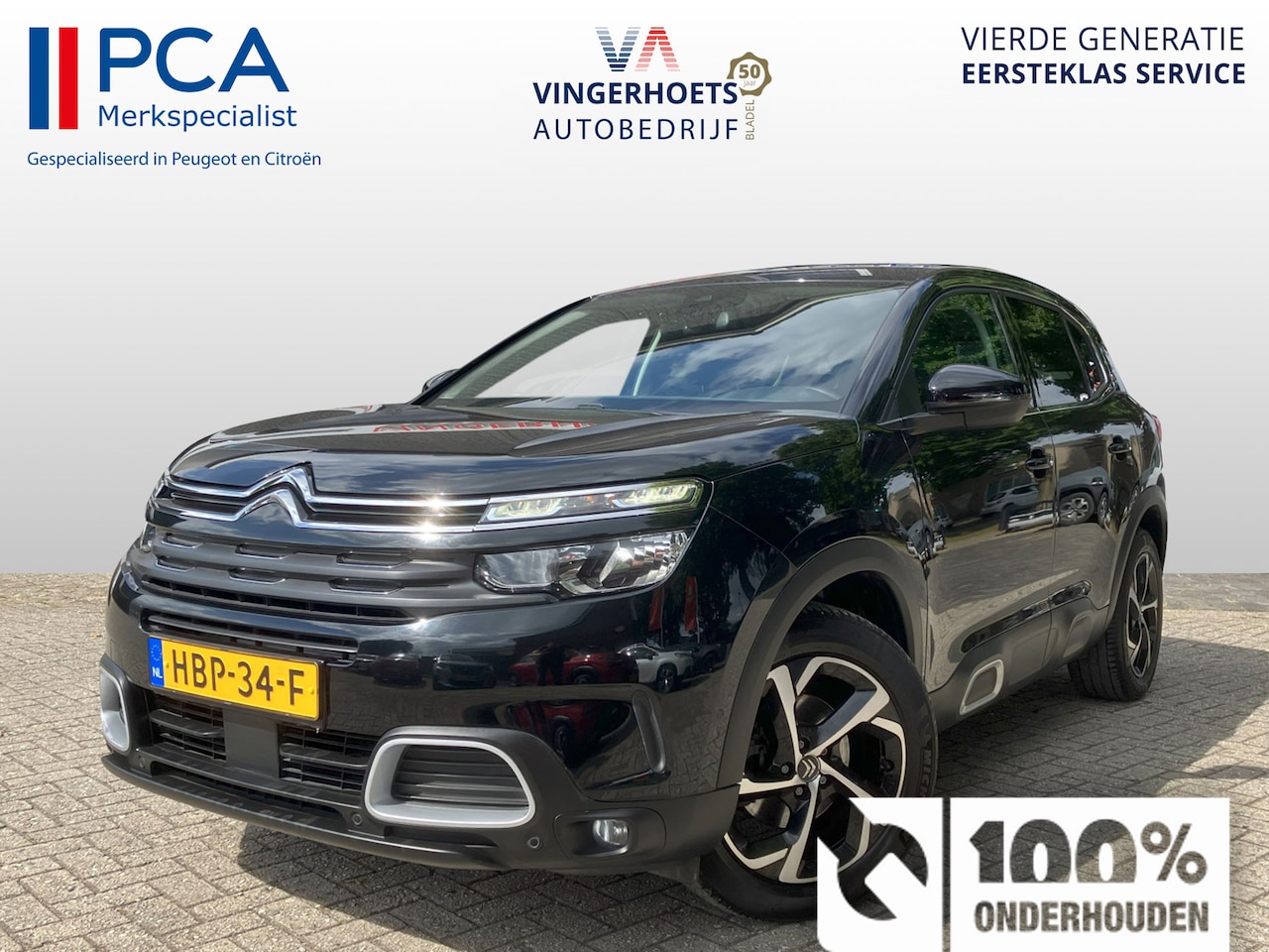 Citroën C5 Aircross - 1.2 PureTech Feel * Navigatie * 1/2 Lederen Interieur * L.M. Velgen * Climate & Cruise Con - AutoWereld.nl