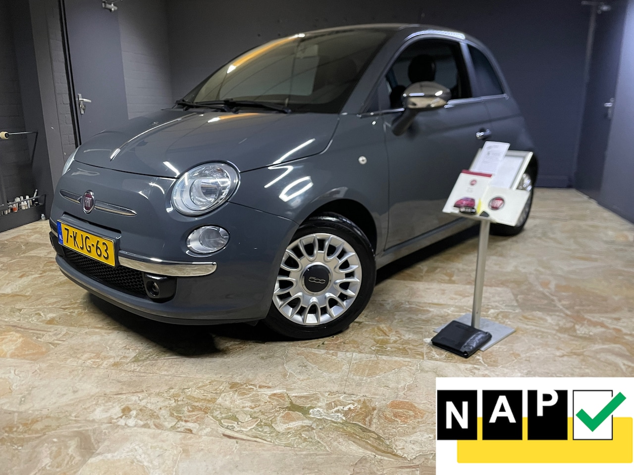 Fiat 500 - 1.0 TwinAir Pop Leer Airco Lm Velgen - AutoWereld.nl