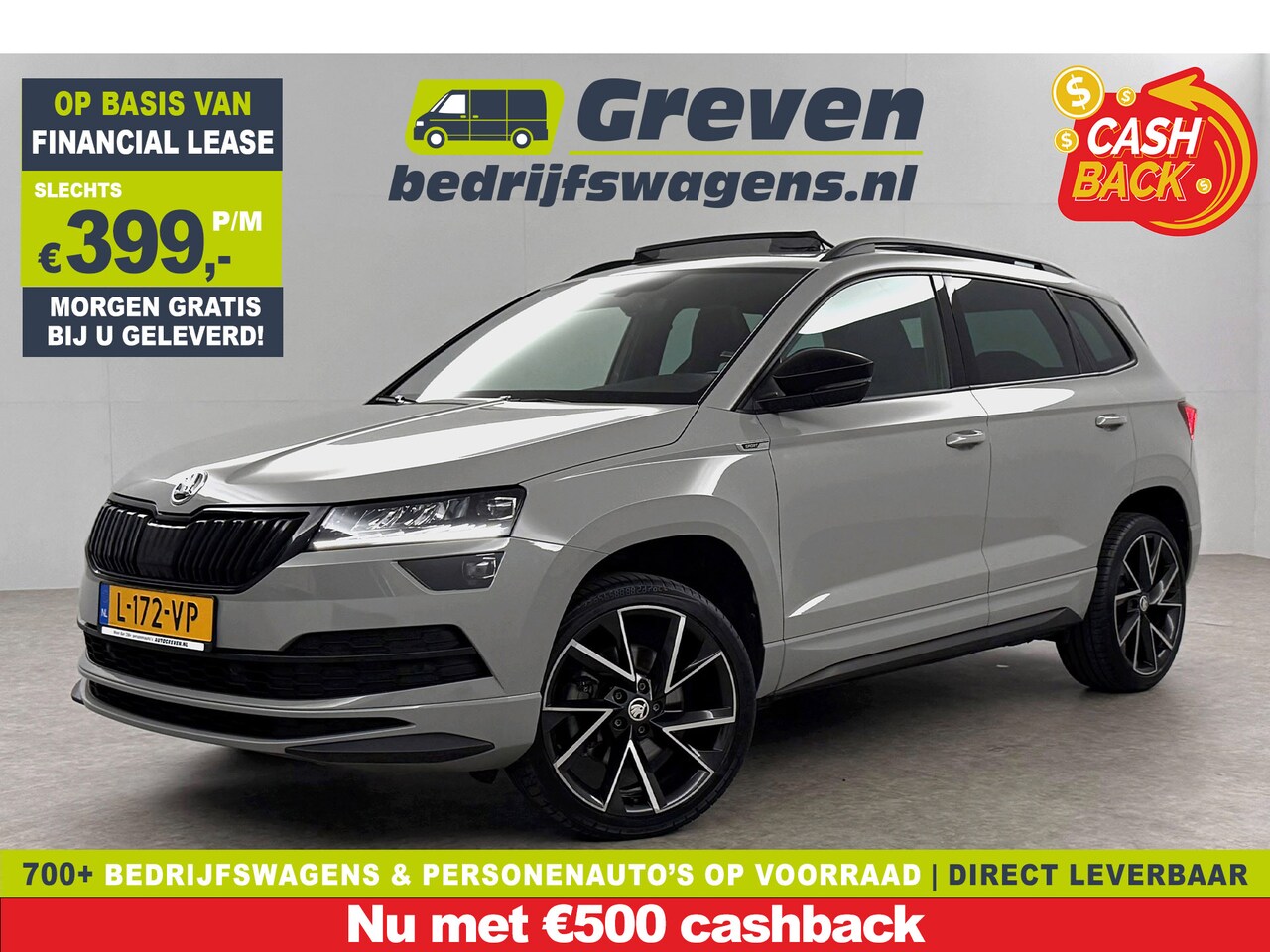 Skoda Karoq - 1.5 TSI ACT 150PK Sportline | Panoramadak | Sfeerverl. | Camera | LED | Virtual Cockpit | - AutoWereld.nl