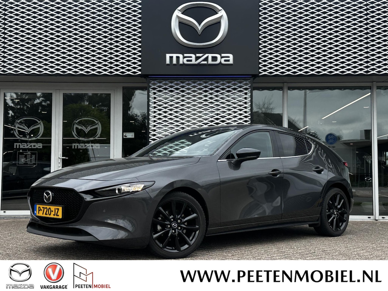 Mazda 3 Sport - 2.0 e-SkyActiv-G M Hybrid 150 Sportive | ACHTERUITRIJ CAMERA | BOSE | PARKEER SENSOREN VOO - AutoWereld.nl