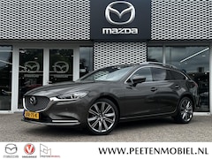 Mazda 6 Sportbreak - 2.5 SkyActiv-G 194 Luxury | LEER | 360 GRADEN CAMERA | BOSE |