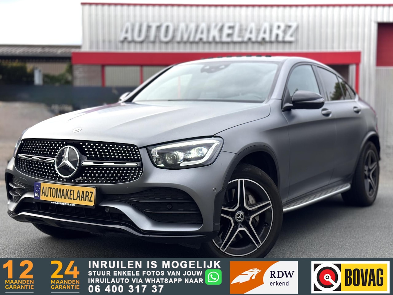 Mercedes-Benz GLC-klasse Coupé - 300 4MATIC AMG DAK SFEER KEYLESS - AutoWereld.nl
