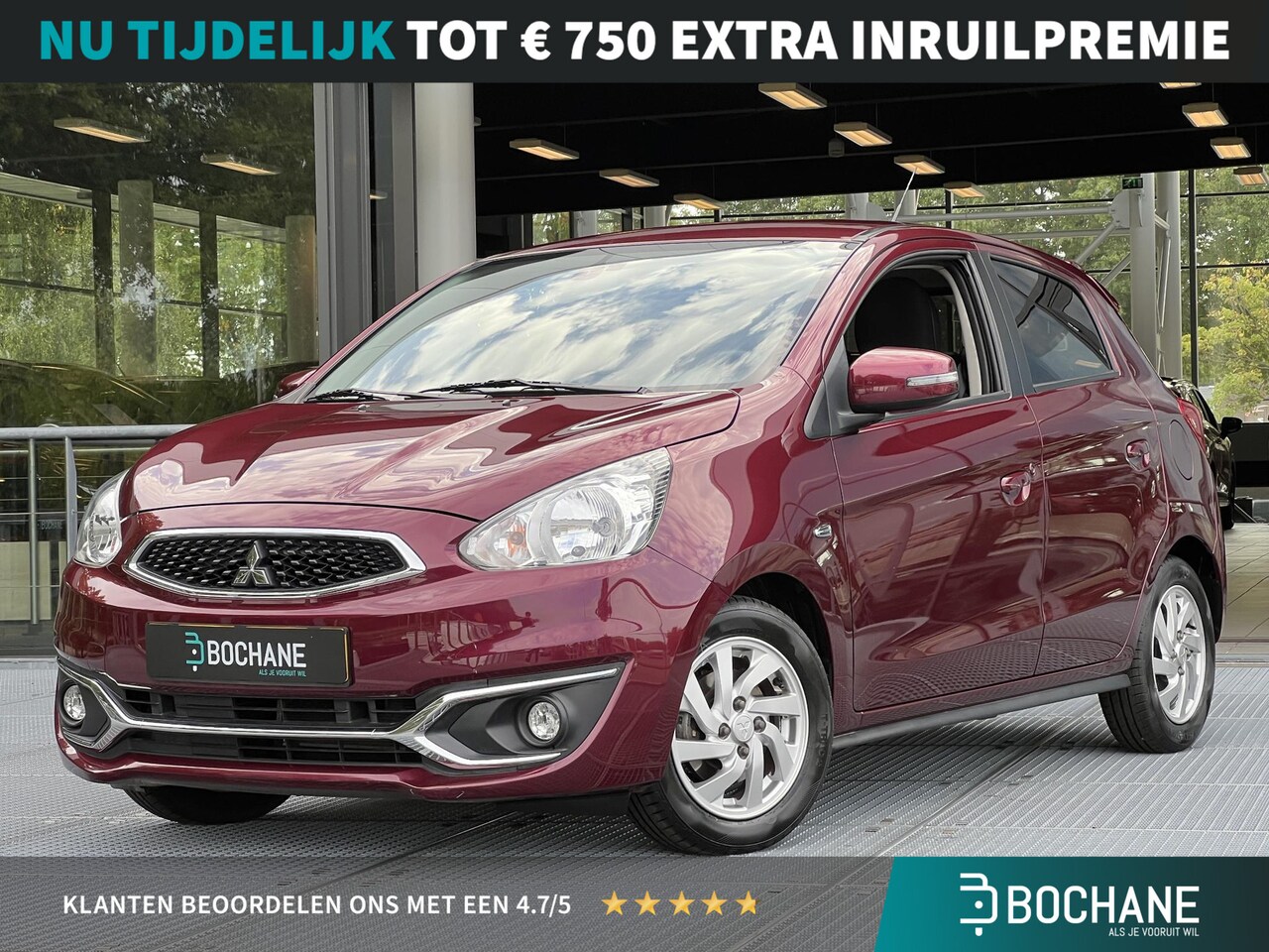 Mitsubishi Space Star - 1.2 Advance 80PK | Navigatie | Cruise Control | Carplay - AutoWereld.nl