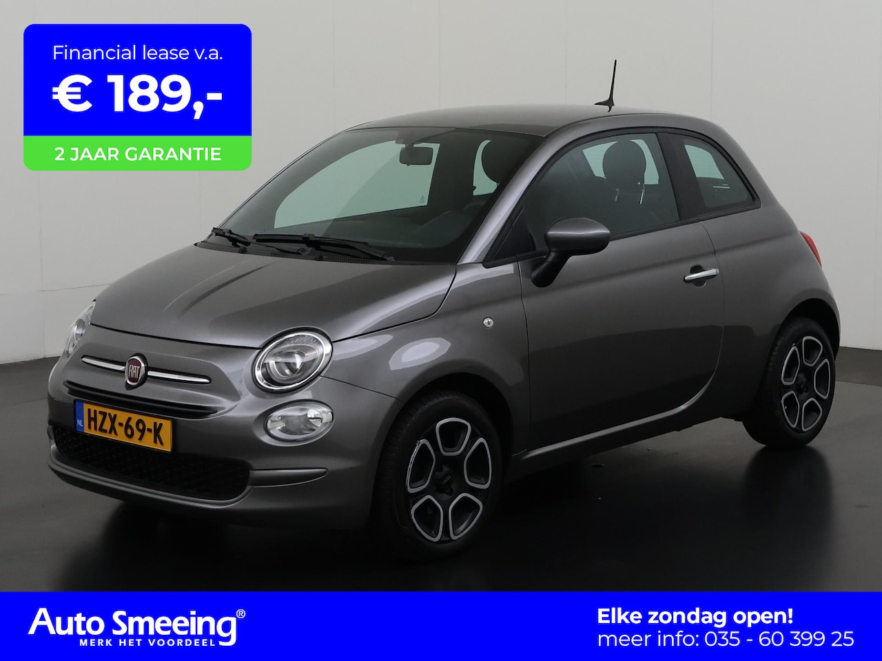 Fiat 500 - 1.0 Hybrid Club | Apple/Android Carplay | Cruise Control | Zondag Open! - AutoWereld.nl