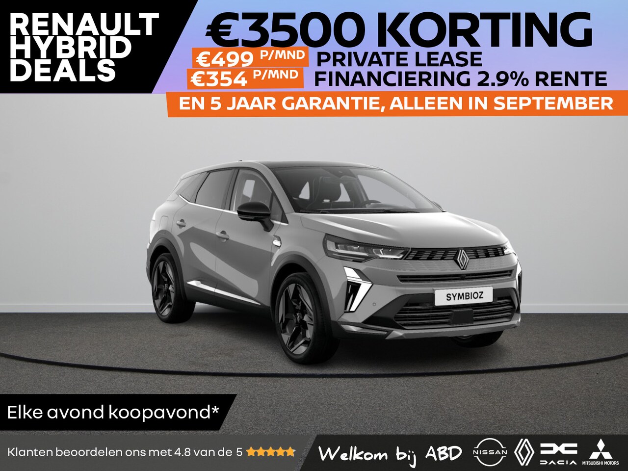 Renault Symbioz - Iconic Full hybrid | Achteruitrijcamera | Active driver assist | Elektrisch verwarmbare vo - AutoWereld.nl