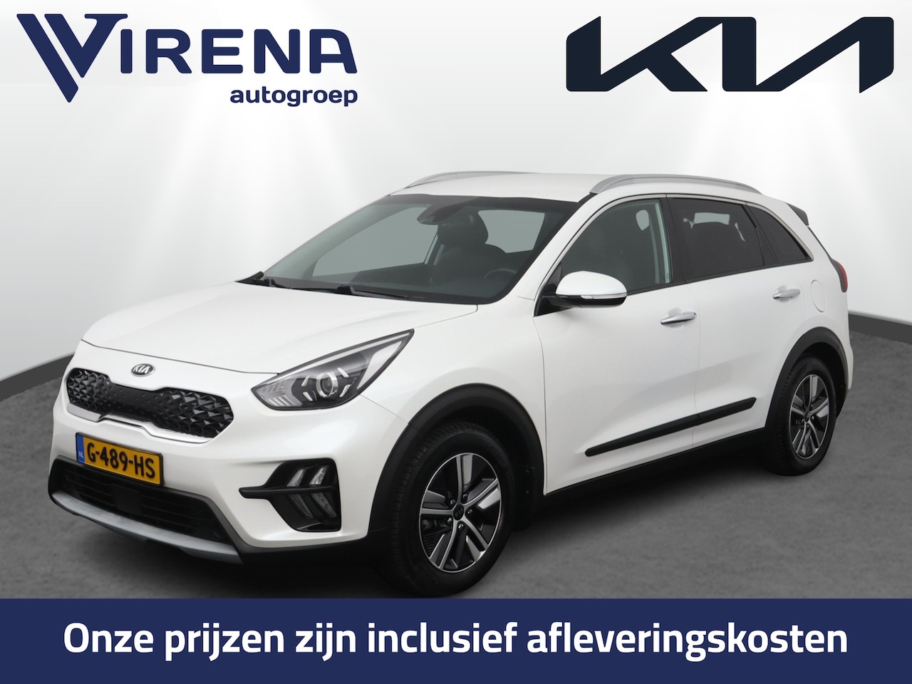 Kia Niro - 1.6 GDi Hybrid DynamicLine - Trekhaak - Privacy Glas - Led verlichting - Navigatie - Achte - AutoWereld.nl
