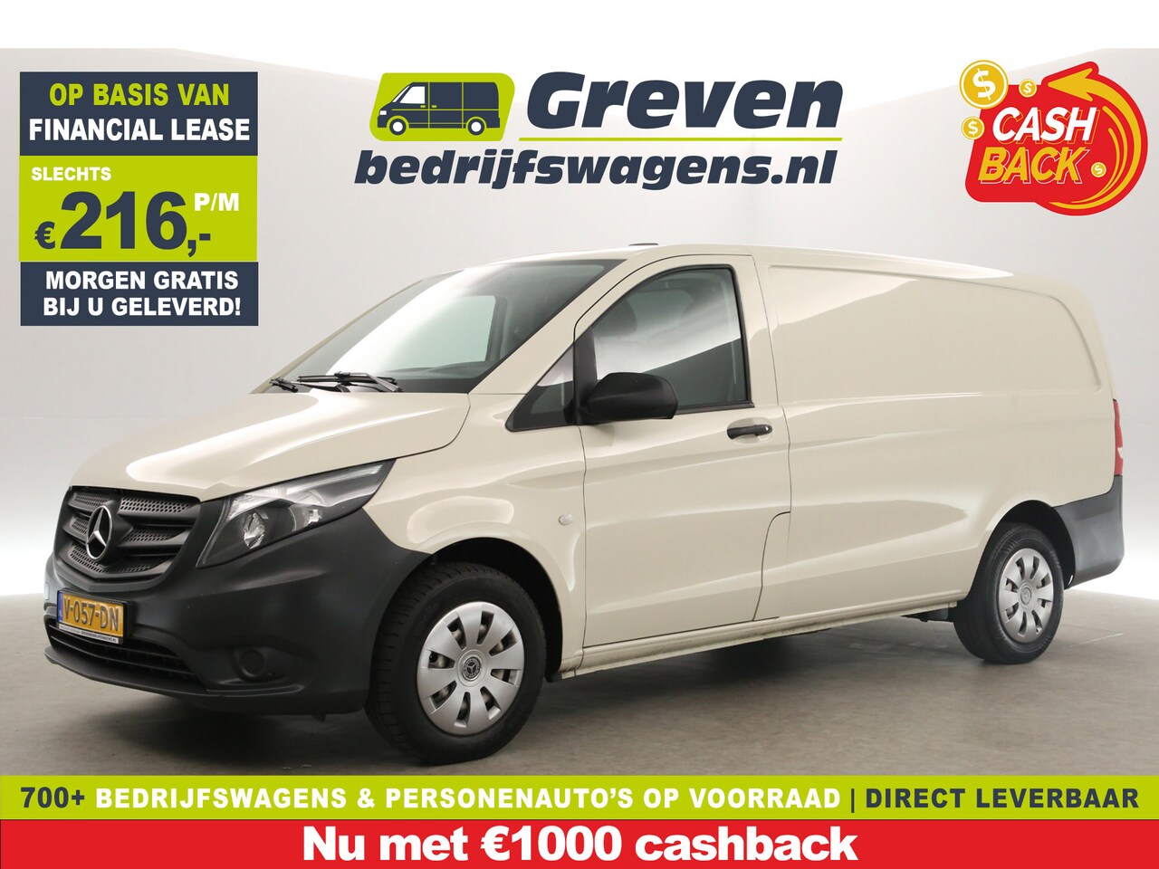 Mercedes-Benz Vito - 114 CDI Lang Airco | Cruise | Elektrpakket | Schuifdeur | Trekhaak - AutoWereld.nl