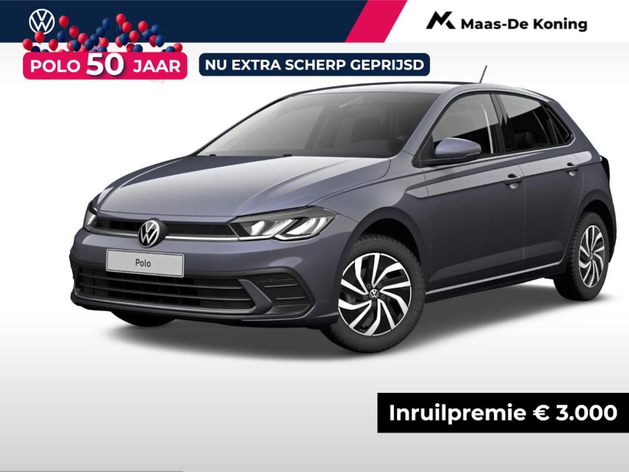 Volkswagen Polo - Life Edition 1.0 TSI 95 pk 7 versn. DSG · Achteruitrijcamera · Bluetooth telefoonvoorberei - AutoWereld.nl