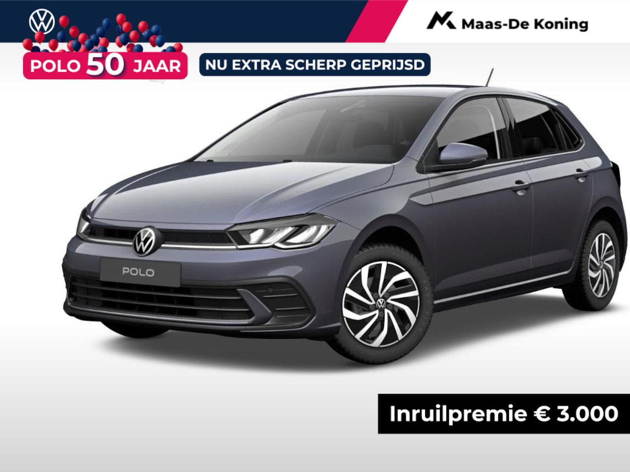Volkswagen Polo - Life Edition 1.0 TSI 95 pk 7 versn. DSG · Achteruitrijcamera · Bluetooth telefoonvoorberei - AutoWereld.nl