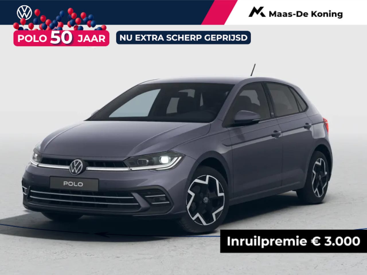 Volkswagen Polo - 50 Edition 1.0 TSI 95 PK 7 versn. DSG · Achteruitrijcamera · draadloze telefoonlader · - AutoWereld.nl