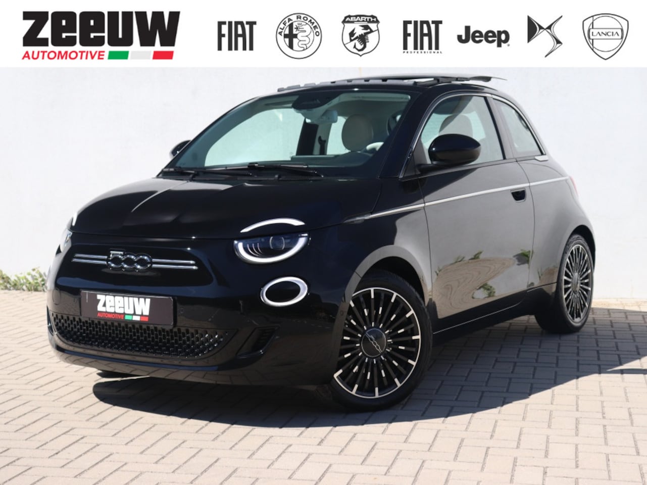 Fiat 500e - La Prima 42 kWh | Schuifdak | Technology | Winter | 17" - AutoWereld.nl
