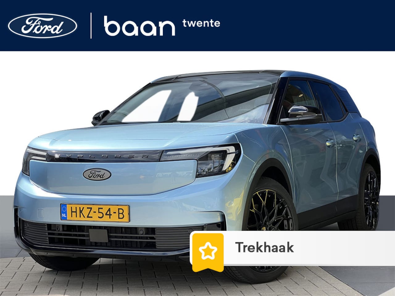 Ford Explorer - Premium Extended Range RWD 77 kWh | Wegklapbare trekhaak | Uit voorraad leverbaar | Arctic - AutoWereld.nl