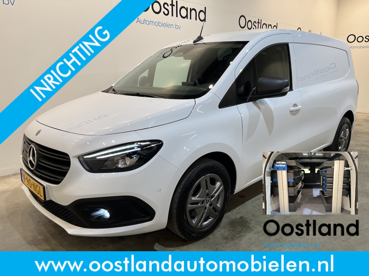 Mercedes-Benz Citan - 112 CDI L2 Pro Automaat Servicebus / Sortimo Inrichting / Euro 6 / Airco / Cruise Control - AutoWereld.nl