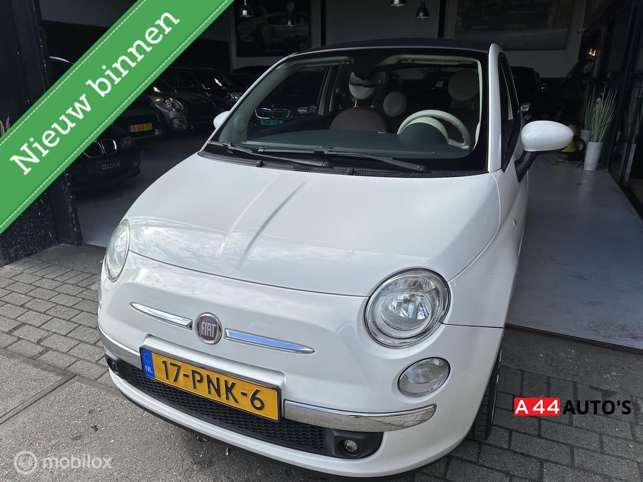 Fiat 500 - 0.9 TwinAir Turbo Cabrio*NL AUTO NAP✅*APK NIEUW* - AutoWereld.nl