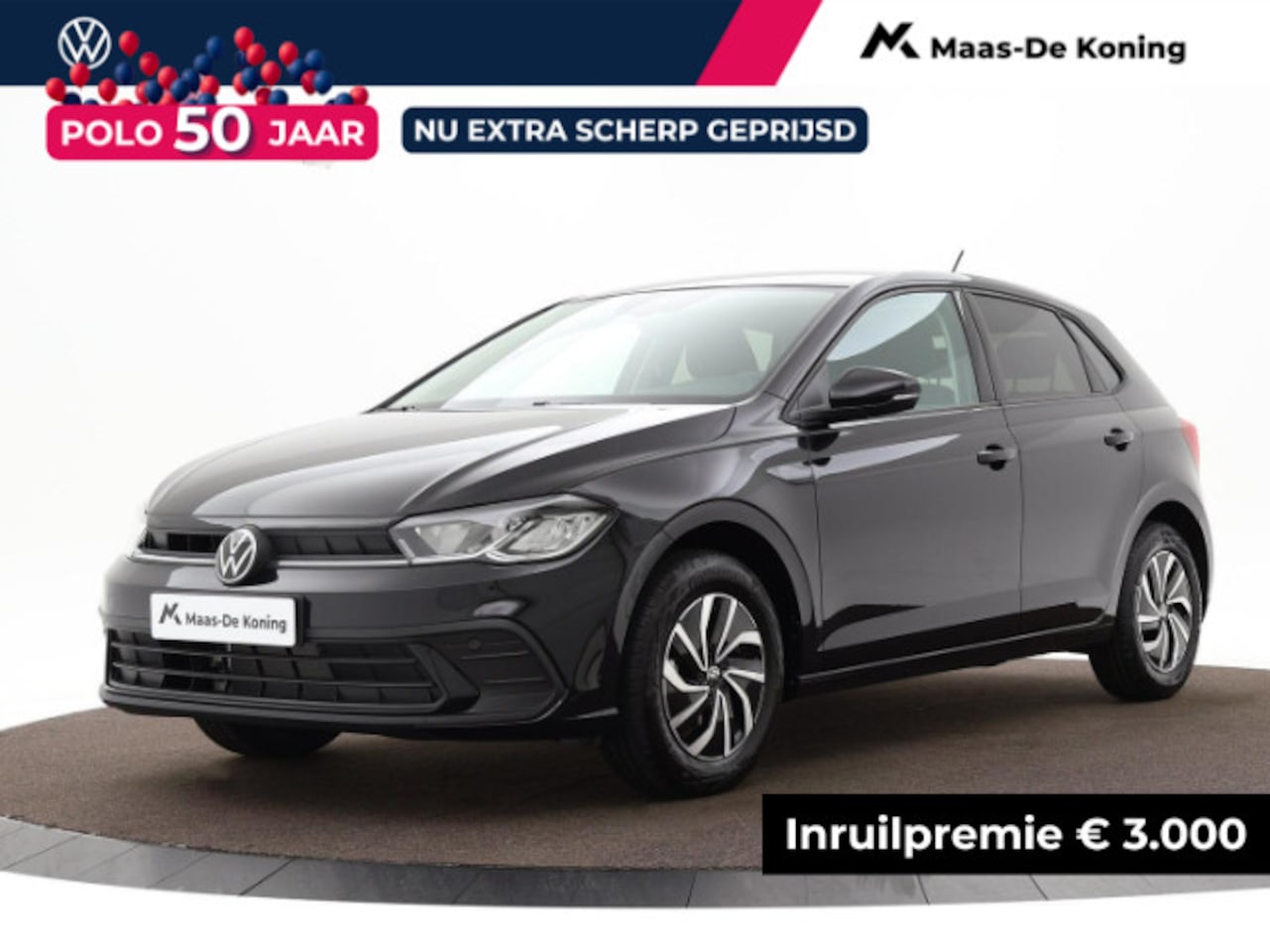 Volkswagen Polo - Life Edition 1.0 TSI 95 pk 5 versn. Hand Achteruitrijcamera · Parkeersensor achter · Velge - AutoWereld.nl
