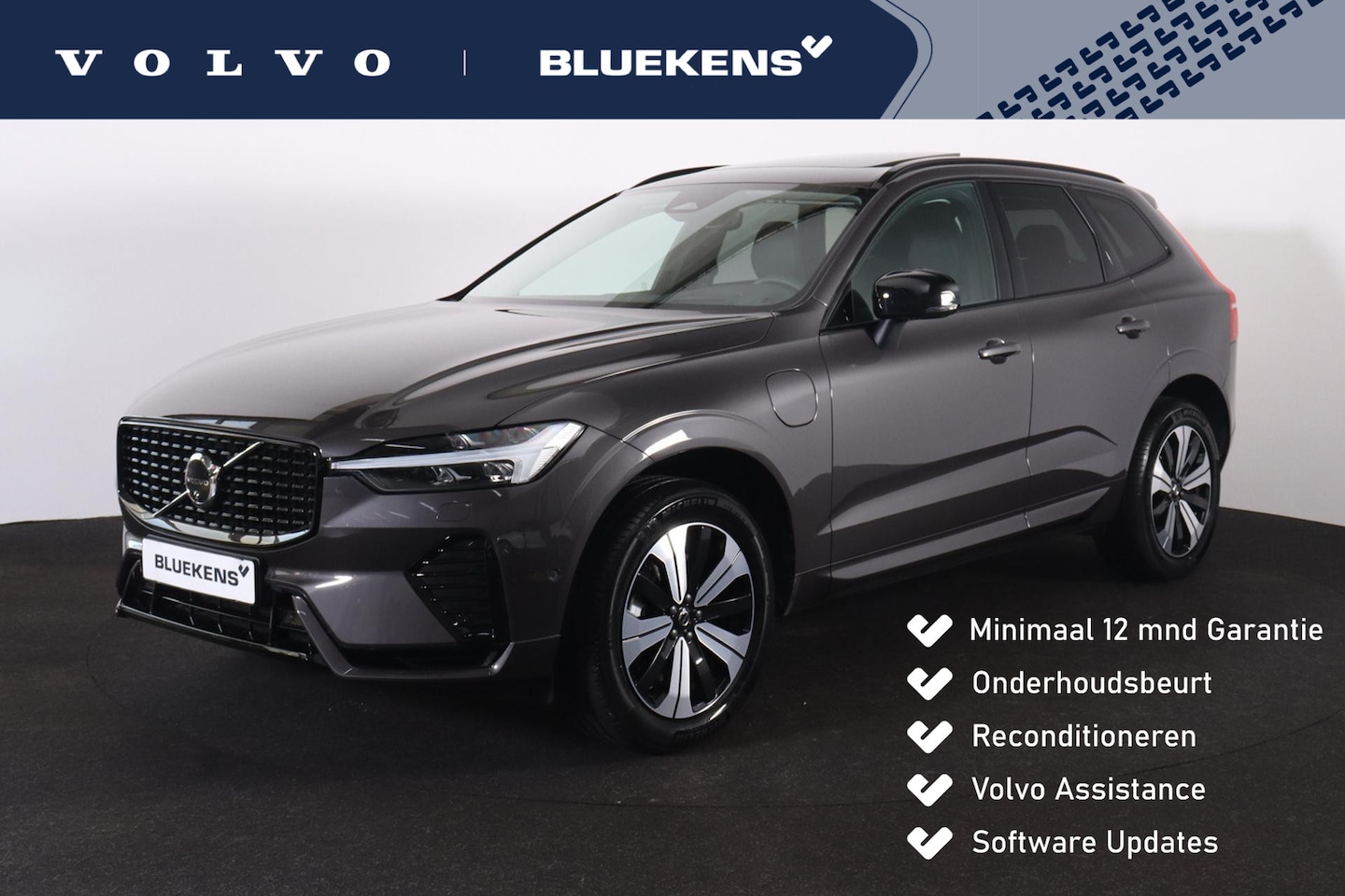 Volvo XC60 - T6 Recharge AWD Plus Dark - LONG RANGE - Panorama/schuifdak - IntelliSafe Assist & Surroun - AutoWereld.nl