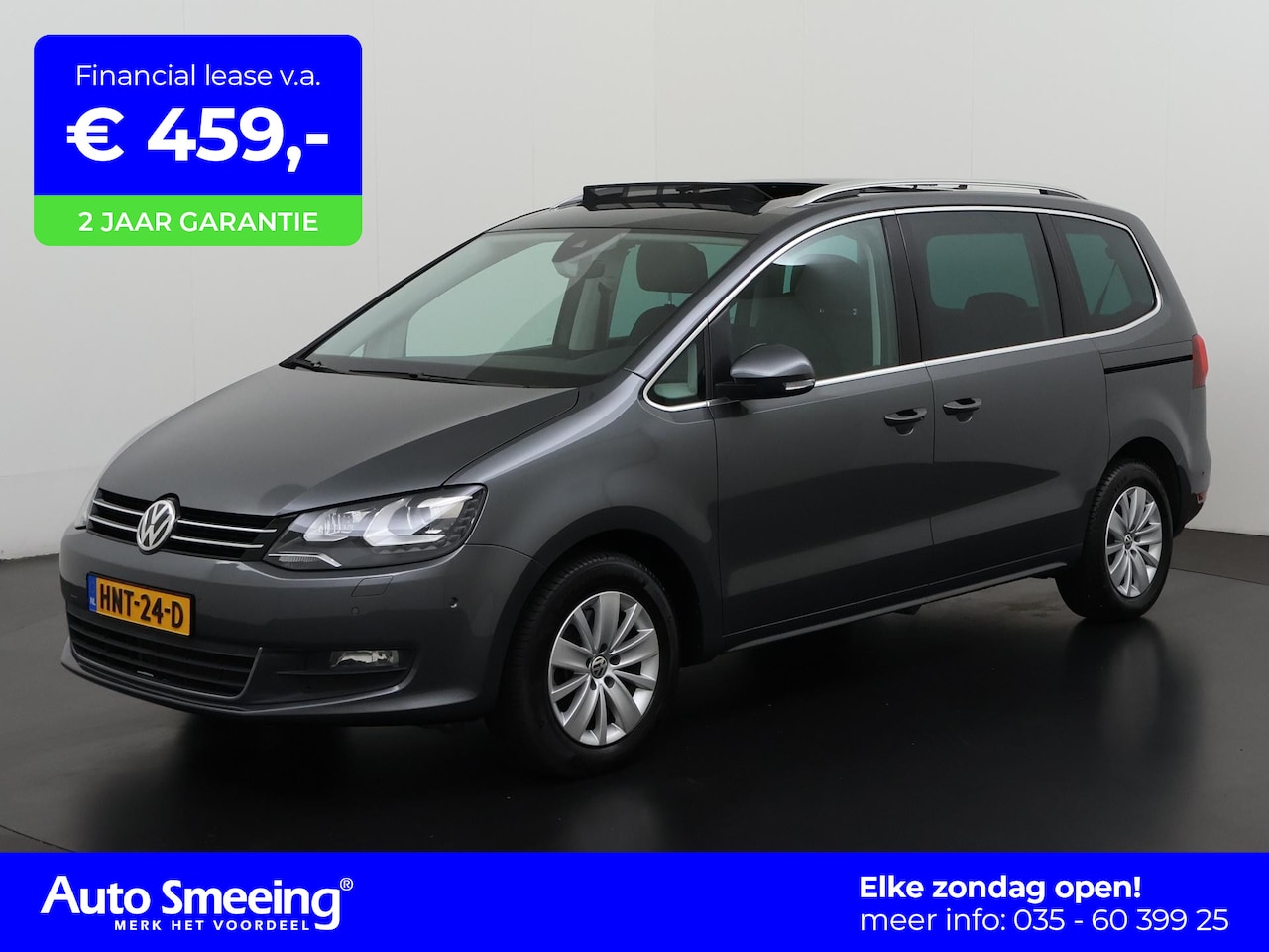 Volkswagen Sharan - 1.4 TSI DSG 7 Persoons | Panoramadak | Leder | Zondag Open! - AutoWereld.nl