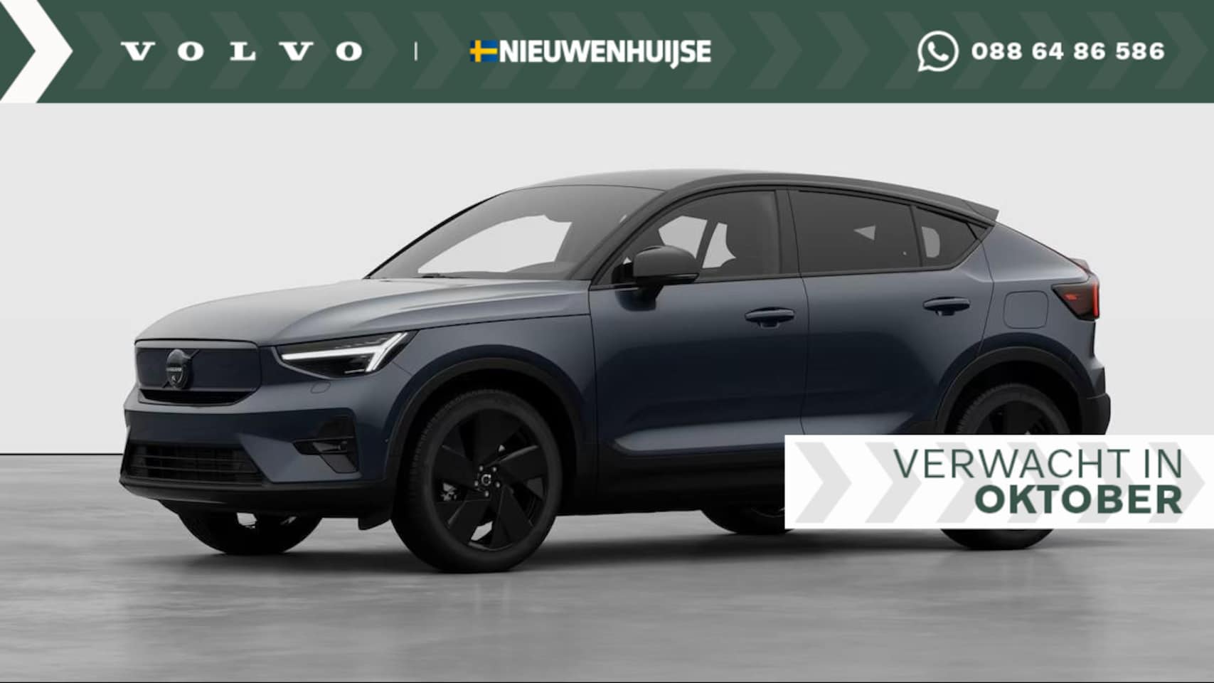 Volvo EC40 - Twin Motor Ultra Black Edition 82 kWh | AWD | Snel Leverbaar | Pixel LED | Google | Memory - AutoWereld.nl