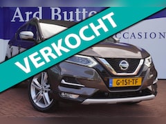 Nissan Qashqai - 1.3 DIG-T N-Motion 140PK+360Camera+Led+Navigatie+apple-care-Play+pano-dak+19"lmv = NOVEMBE