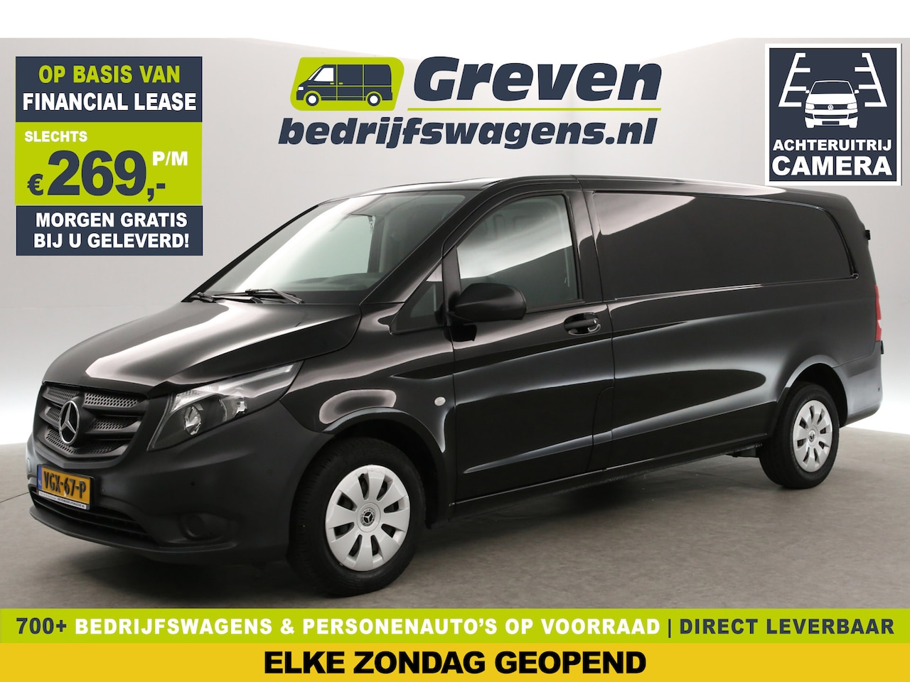 Mercedes-Benz Vito - CDI Extra Lang | Airco | Cruise | Camera | Navigatie | Parkeersens. | Orig. NL - AutoWereld.nl