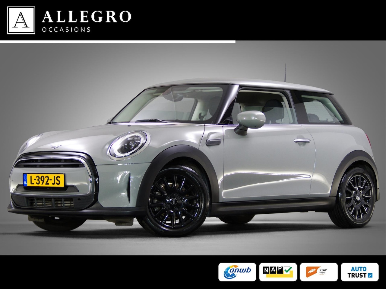 MINI One - 1.5 Essential (UNION JACK LIGHTS, APPLE CARPLAY/ANDROID AUTO, LED-KOPLAMPEN, CLIMATE CONTR - AutoWereld.nl