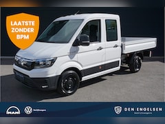 MAN TGE - 3.140 | L3 Pick-Up DC | 7 Zitplaatsen | App-Connect | Cruise | Open Laadbak