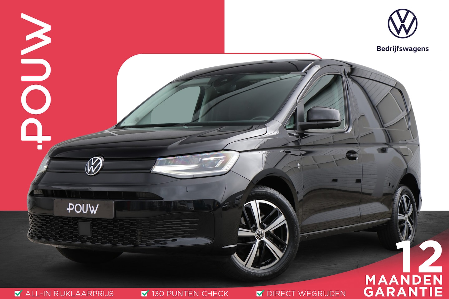 Volkswagen Caddy Cargo - 2.0 TDI 122pk DSG 1st Edition | LED Koplampen | Side Assist | Adaptive Cruise | Trekhaak - AutoWereld.nl