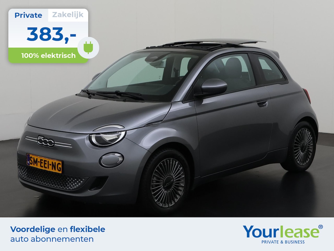 Fiat 500 - Icon 42 kWh | All-in 383,- Private Lease | Direct uit voorraad - AutoWereld.nl