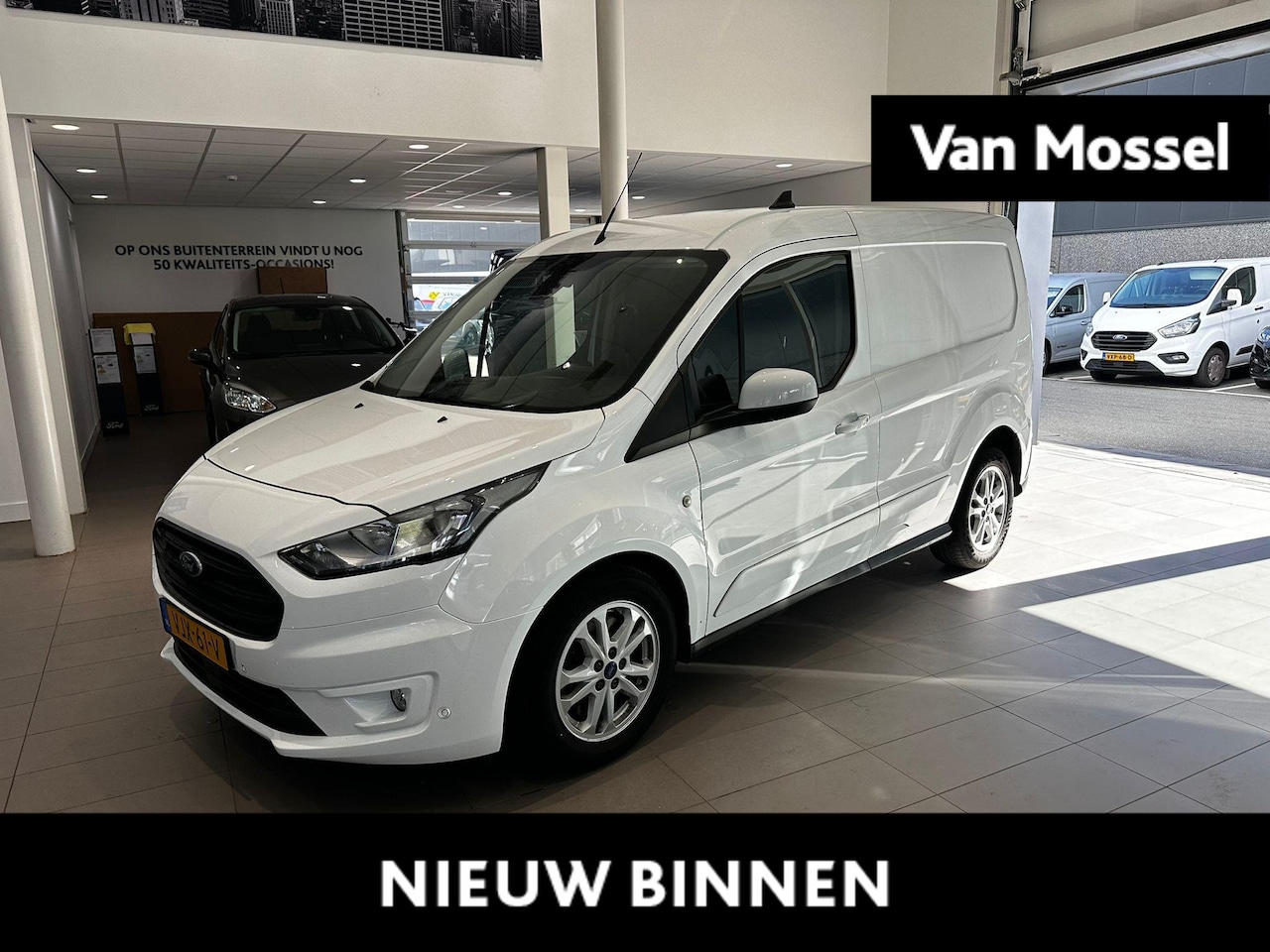 Ford Transit Connect - 1.5 EcoBlue L1 Limited | AUTOMAAT | CAMERA | LMV | NAVI | STOEL,STUUR EN VOORRUITVERWARMIN - AutoWereld.nl