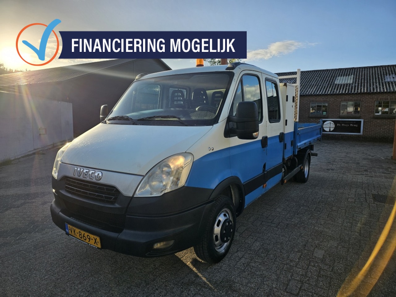 Iveco Daily - 35 C 13 D 410 35C13 D 410,Kipper,Dubbelcabine,Airco,Trekhaak, - AutoWereld.nl