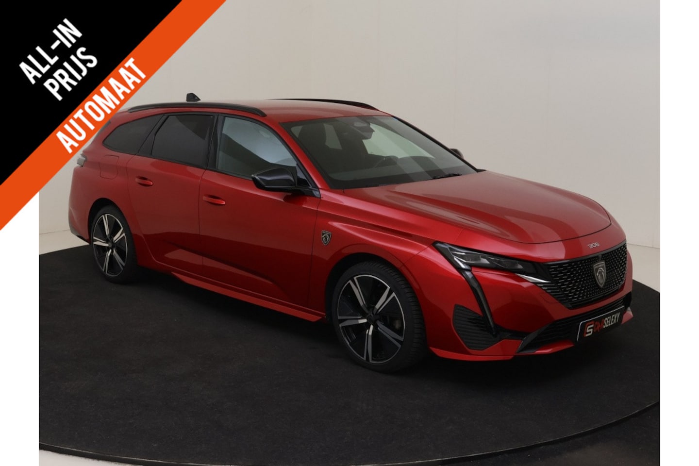 Peugeot 308 SW - 1.2 PureTech GT Black Pack 131PK Automaat: Chique, Stoer & Comf - AutoWereld.nl