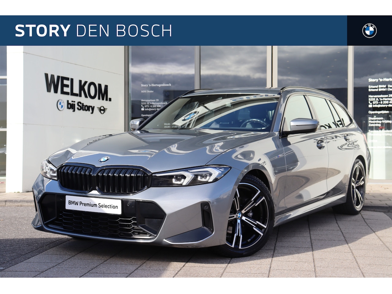 BMW 3-serie Touring - 318i M Sport Automaat / Sportstoelen / M Sportonderstel / Live Cockpit Plus / Widescreen D - AutoWereld.nl