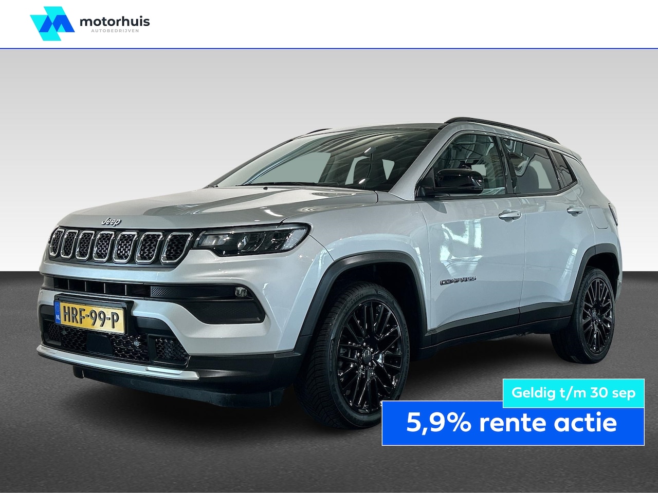Jeep Compass - 1.3T 4XE 190PK AUTOMAAT PHEV LIMITED PANO NAVI 19 INCH - AutoWereld.nl
