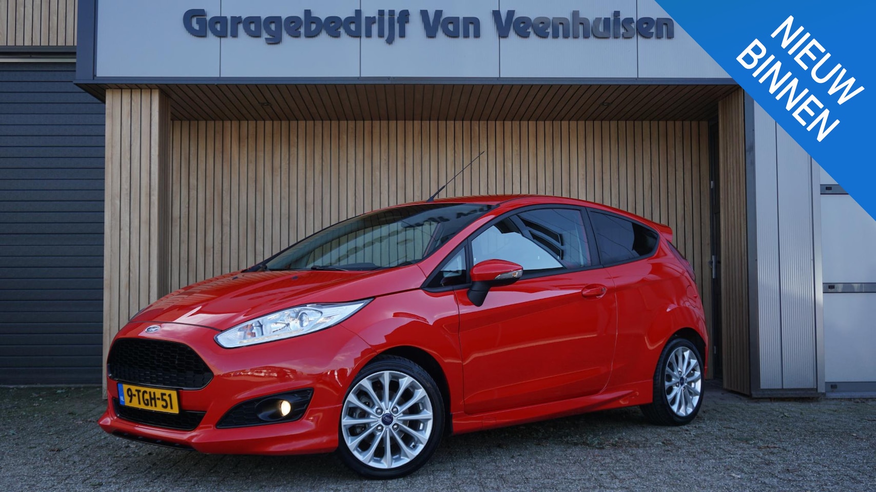 Ford Fiesta - 1.0 125pk EcoBoost Sport 3Drs Keyless 16inch LM Grote Spoiler *Distributieriem v.v.* Zeer - AutoWereld.nl