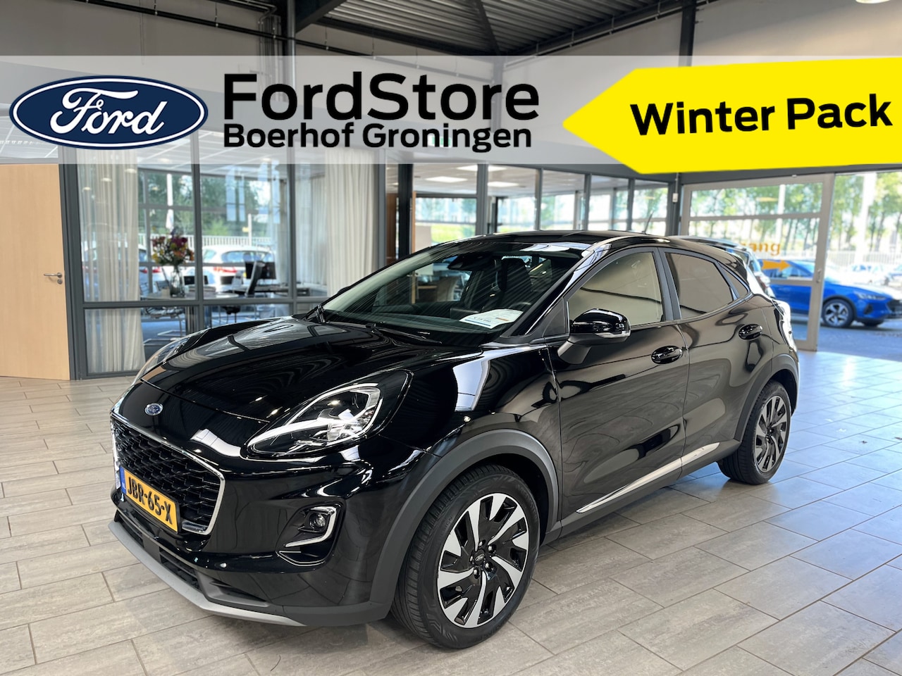 Ford Puma - EcoBoost Hybrid 125 pk Titanium | Winter Pack | Navi | Clima | Cruise | 4 seiz. banden | A - AutoWereld.nl