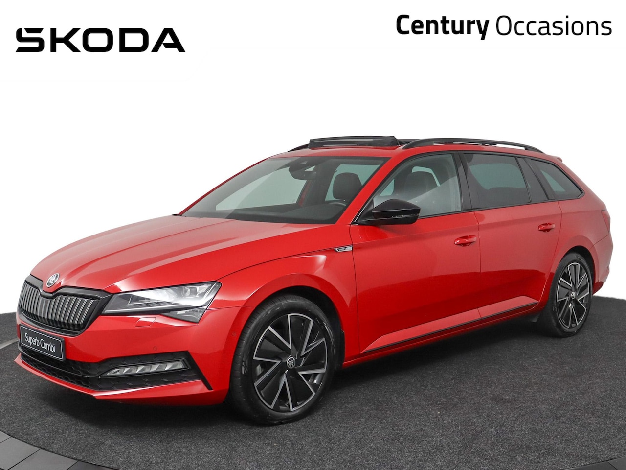 Skoda Superb Combi - 1.4 TSI iV Sportline Business / Pano-Dak / Leder / Adap.Cruise - AutoWereld.nl