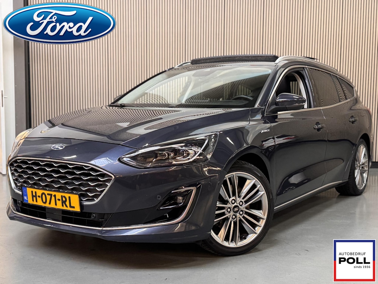 Ford Focus Wagon - 125pk Vignale Panoramadak Trekhaak Ad Cruise Winter Parking pack B&O Navi HUD El. Klep Wag - AutoWereld.nl