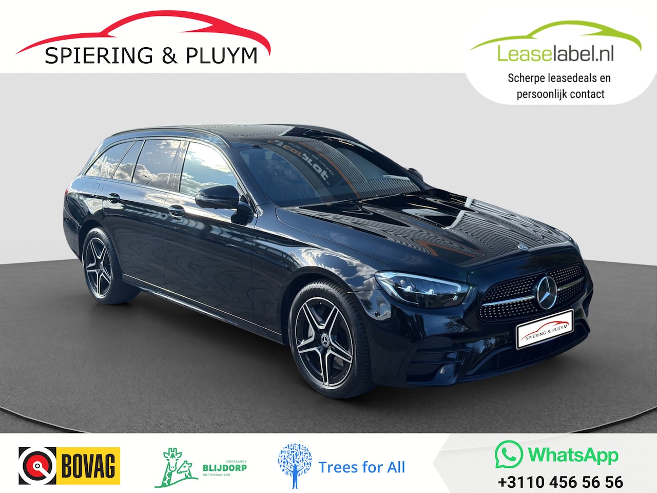 Mercedes-Benz E-klasse Estate - 300 e AMG Line | Panodak | Trekhaak | Sfeerverlichting - AutoWereld.nl