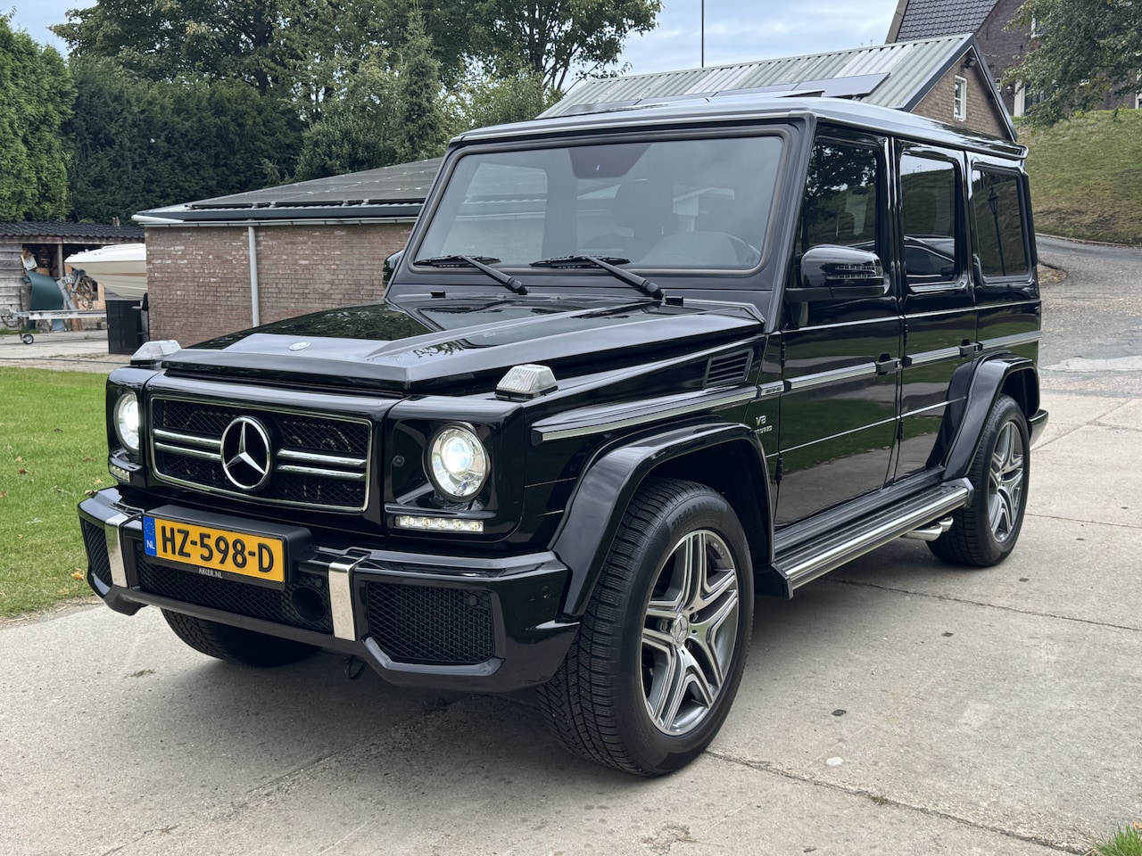 Mercedes-Benz G-klasse - 63 AMG Zwart Designo Schuifdak Navigatie Camera Harman Kardon  Full Options Nieuwstaat Rij - AutoWereld.nl