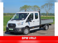 Ford Transit - 350 2.0 TDCI L4H1 DC Trend Open Laadbak, Adaptieve Cruise, Airco, Trekhaak, Camera, 170 PK