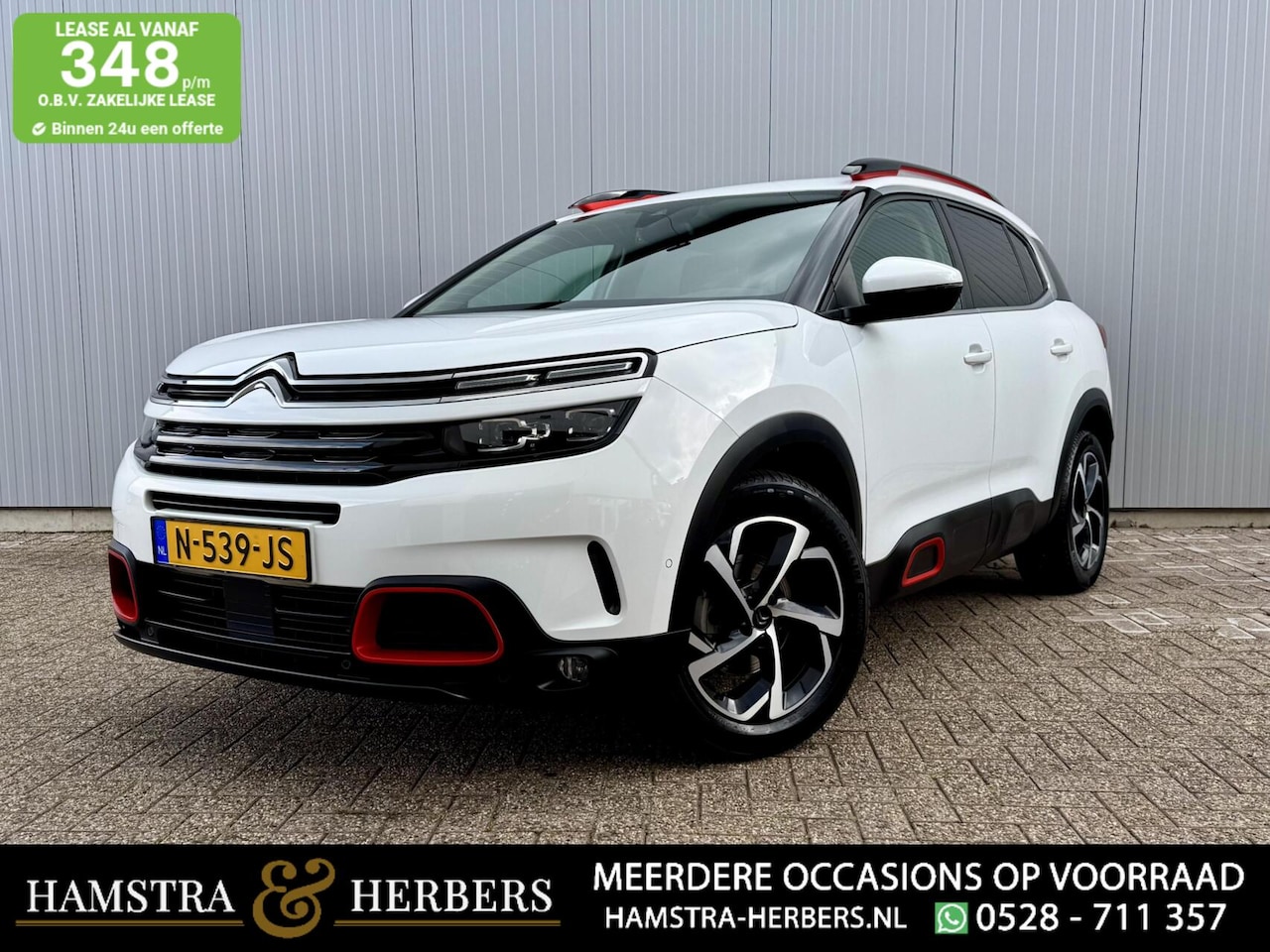 Citroën C5 Aircross - 1.6 PureTech Business Plus 1.6 PureTech Business Plus wit - AutoWereld.nl