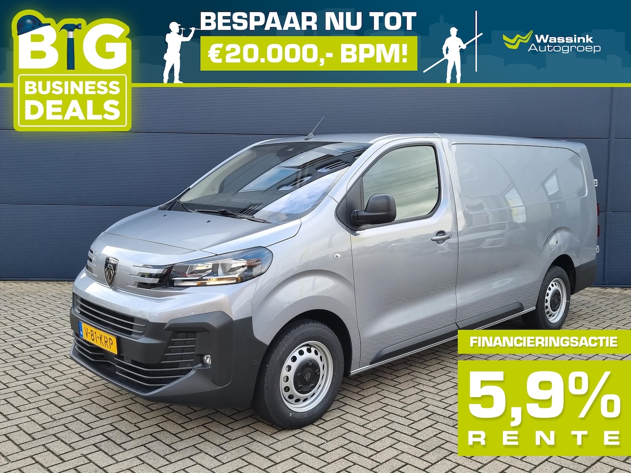 Peugeot Expert - GB L3 2.0 BlueHDi 145pk | Climate Control | Navigatie | Camera | Houten Laadruimte | Trekh - AutoWereld.nl